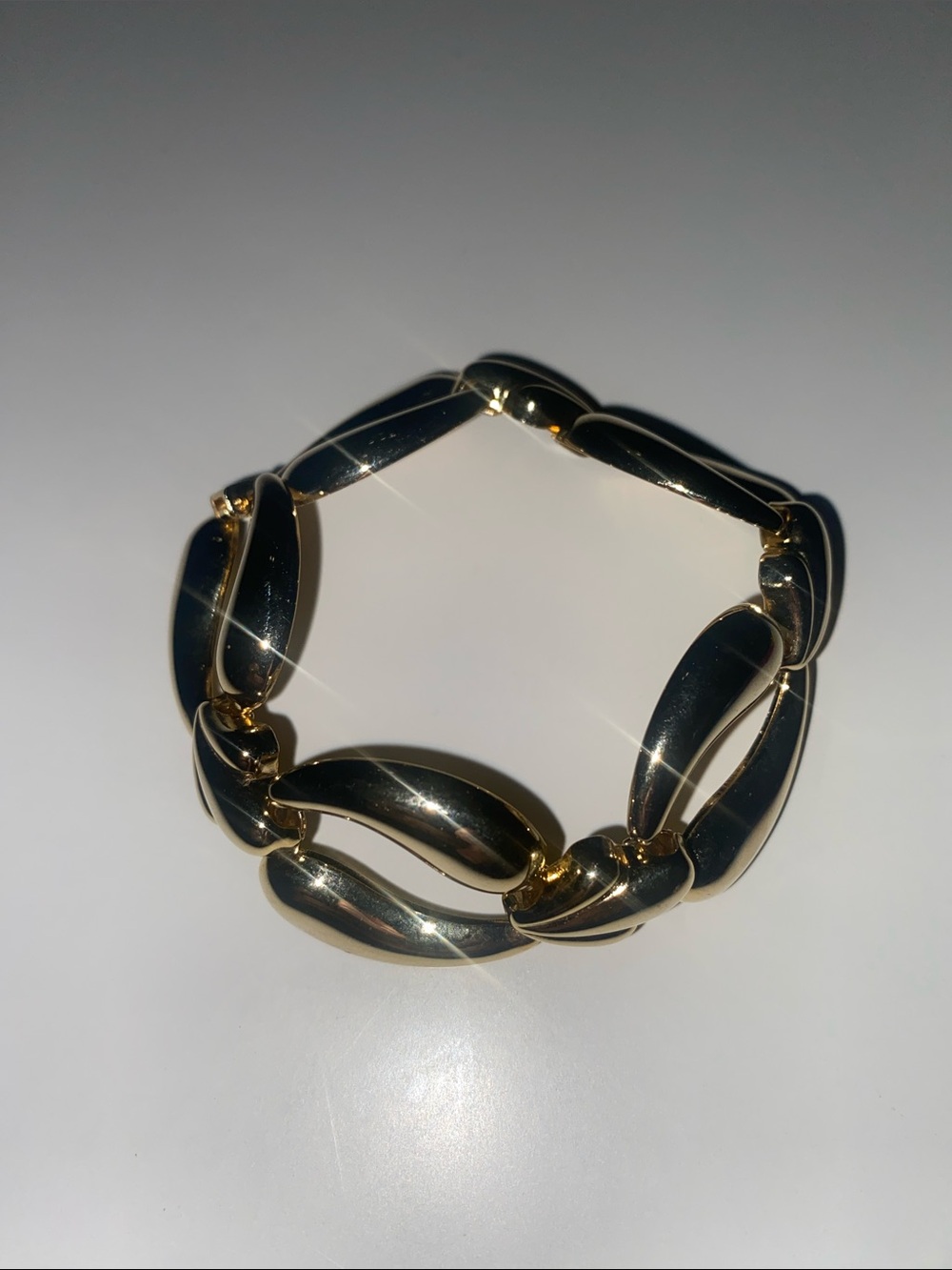 Vintage Gold Chunky Chain Bracelet